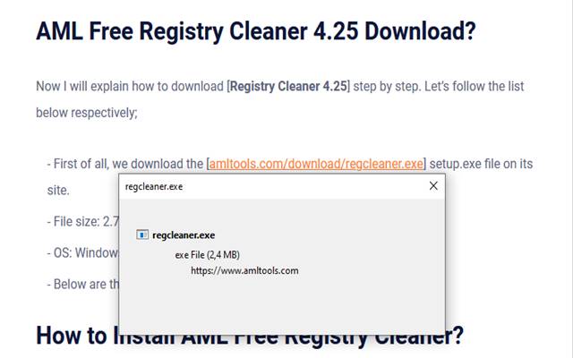 Registry Cleaner 4.25 Download